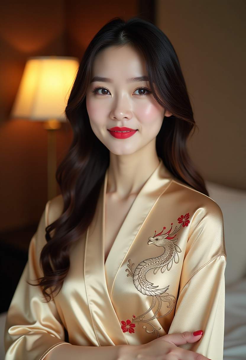 音乐主播在窗边进行吉他弹唱